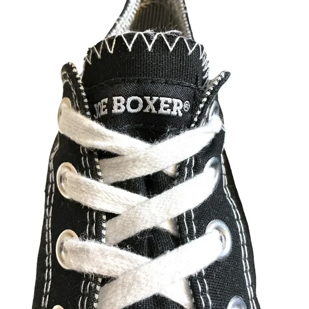 Joe Boxer Women's Black White Stella‎ Casual Sneakers Size 7M